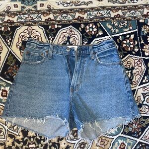 Abercrombie 90s Relaxed Cutoff Jean Shorts